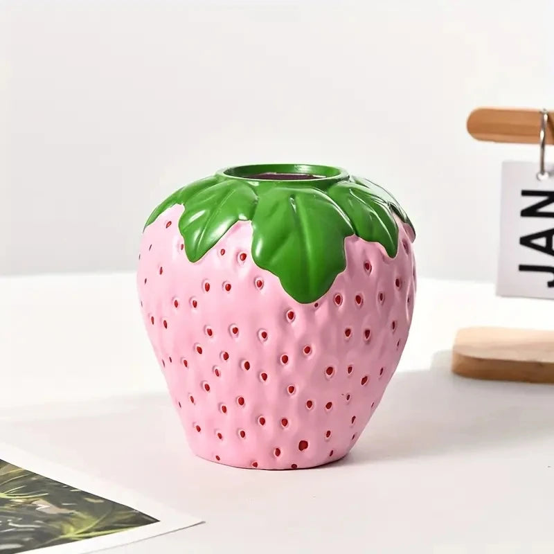 Creative Strawberry Shaped Vase for Flower Arrangement Living Room Home Decoration Decoration Flower Pot