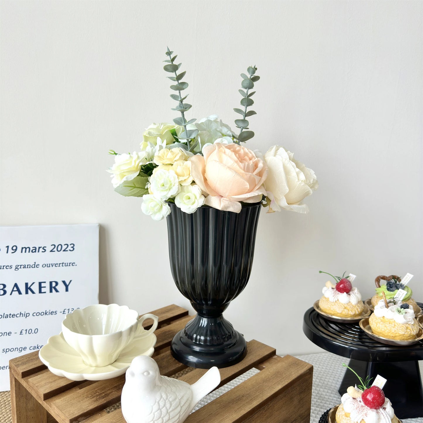 1Pc Mini Flower Arrangement Pots for Centerpiece Table Decorations Plastic Vase Home Decor for Home Wedding Party Christmas