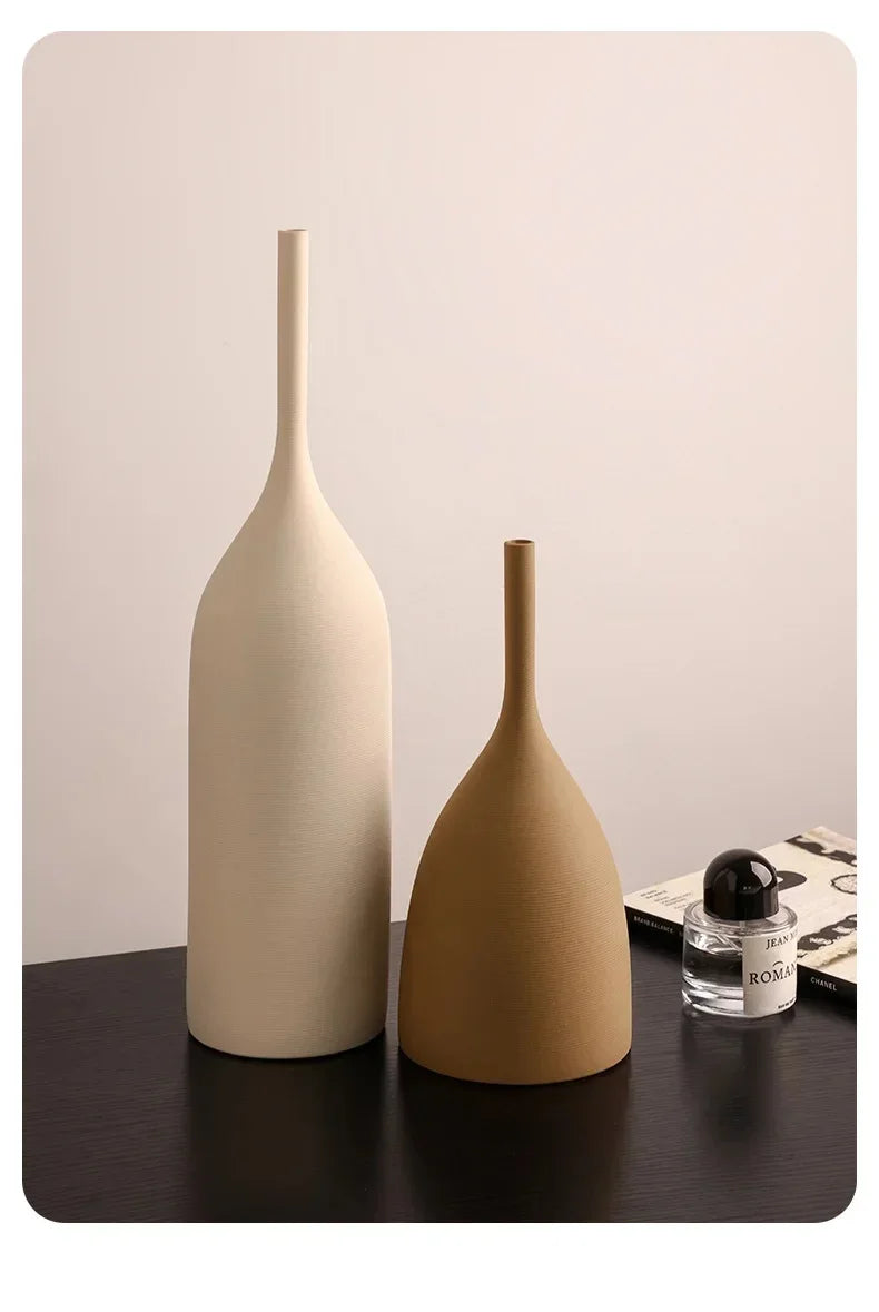 Retro Dotted New Chinese Style Decor, Floral Arrangement, Water Culture Ceramic Vase