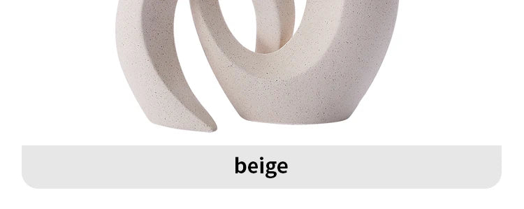 European Style White Plastic Vase Set Simple Creative Home Decor for Living Room Entryway TV Cabinet