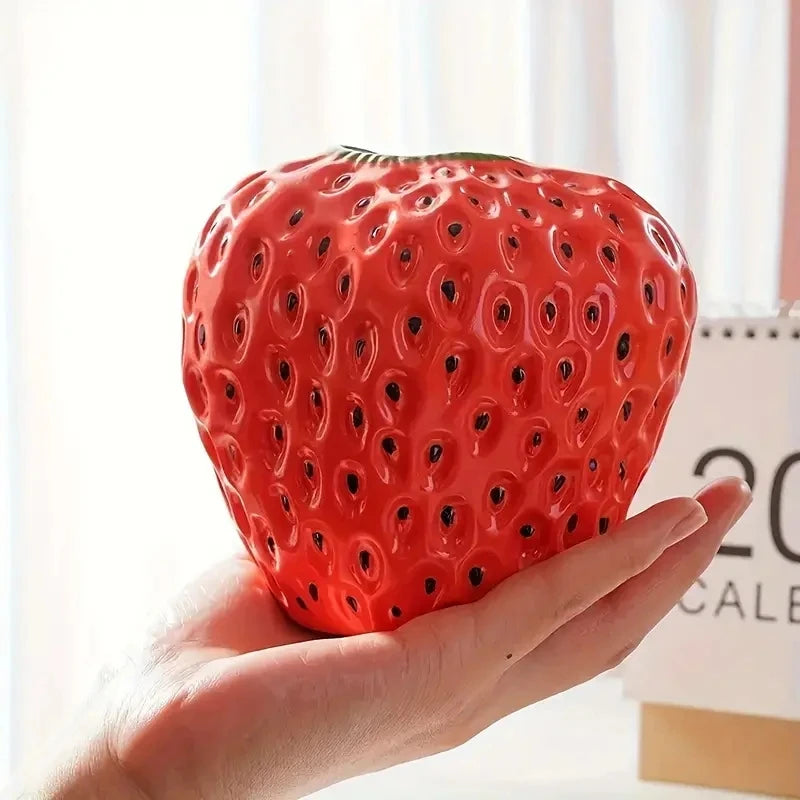 Creative Strawberry Shaped Vase for Flower Arrangement Living Room Home Decoration Decoration Flower Pot