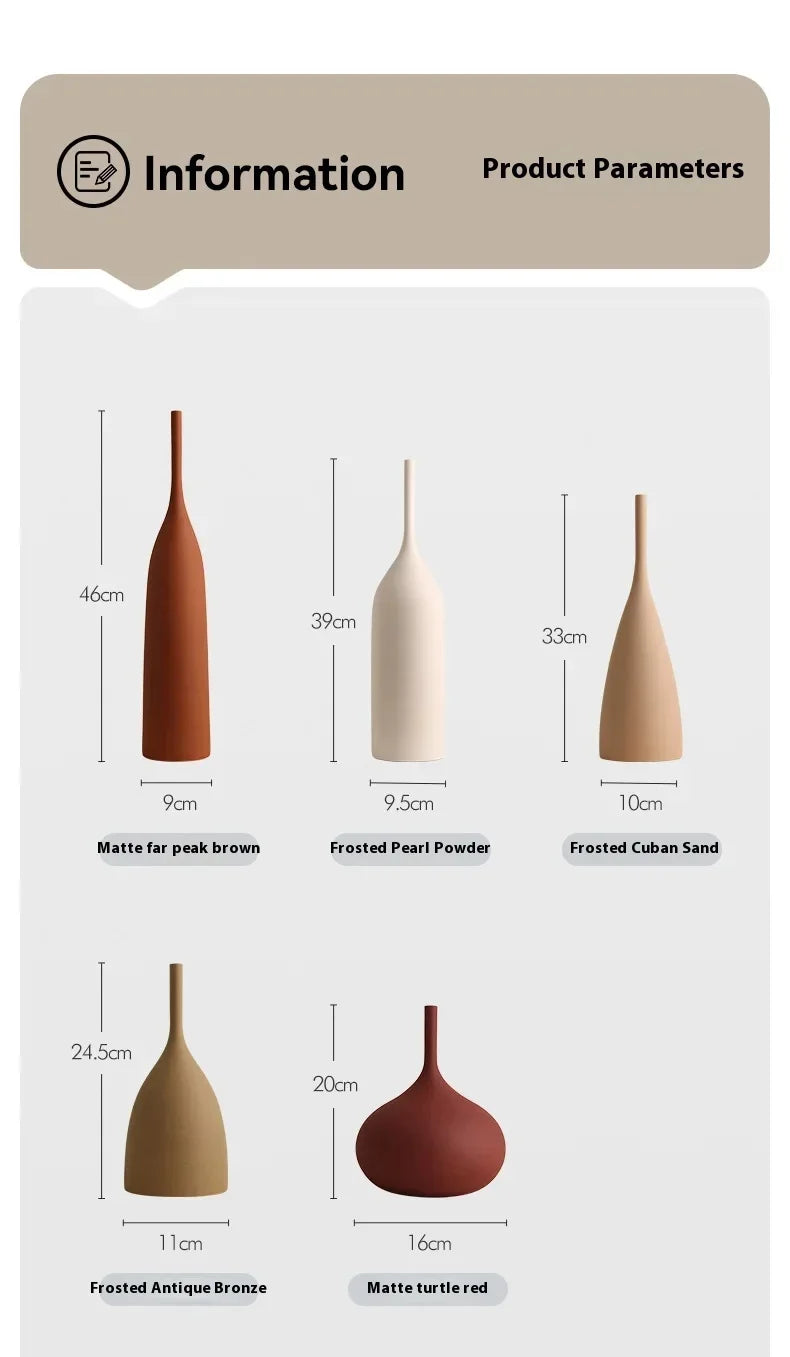 Retro Dotted New Chinese Style Decor, Floral Arrangement, Water Culture Ceramic Vase