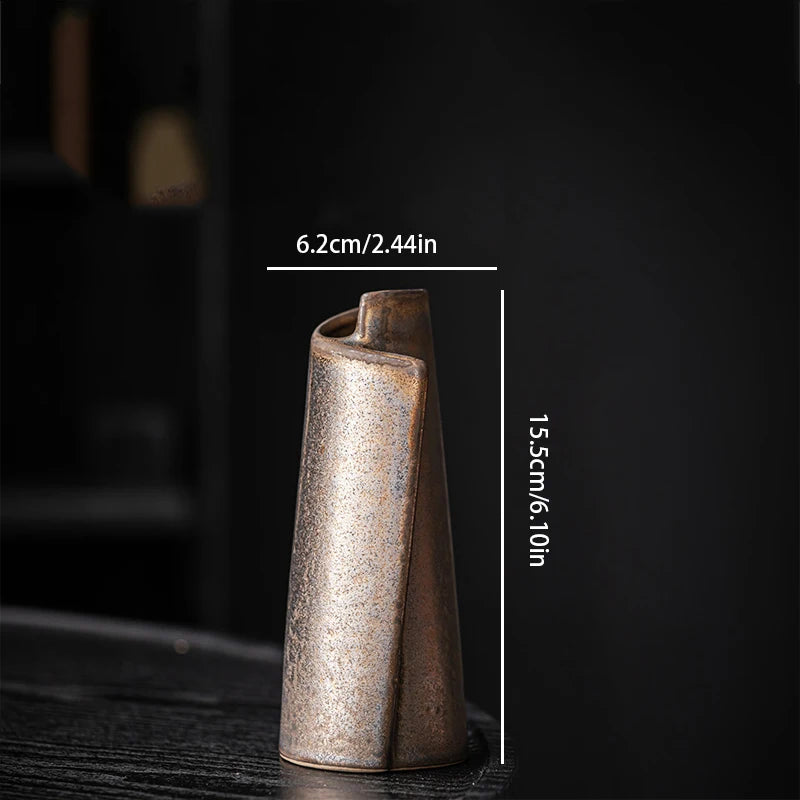 Ceramic Vase Flower  Decorative Vase Retro Style for Flowers Grass Indoor Living Room Dining Table Office Home Decor