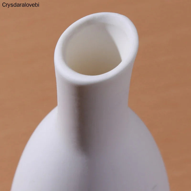 Ins Undefined White Vegetarian Ceramic Flower Pot Art Vases Home Decorations Crafts Wedding Gift Nordic Table Room Vase Ornament