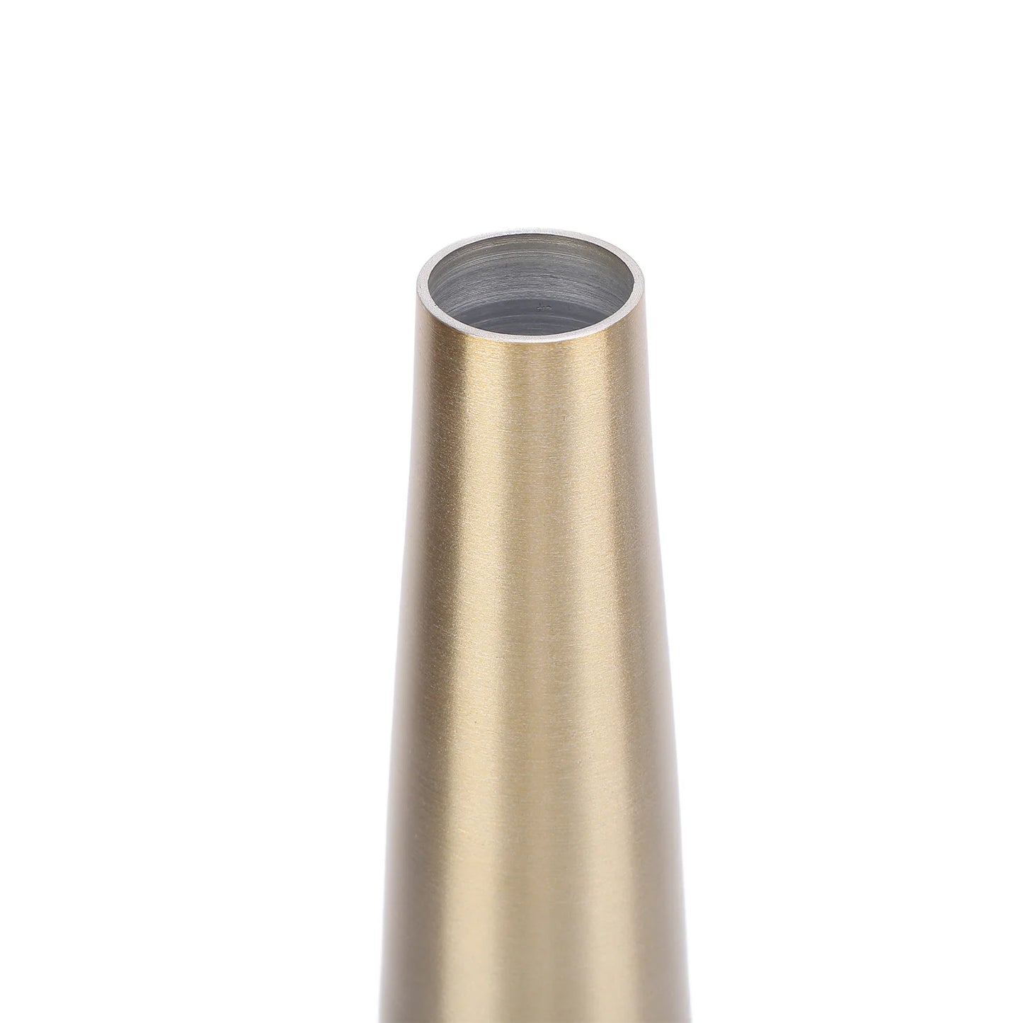 Small Flower Vase Aluminum Innovative Nordic  Decorative Narrow Neck Taper Floral Vase for TV Cabinet Dining Table Decoration