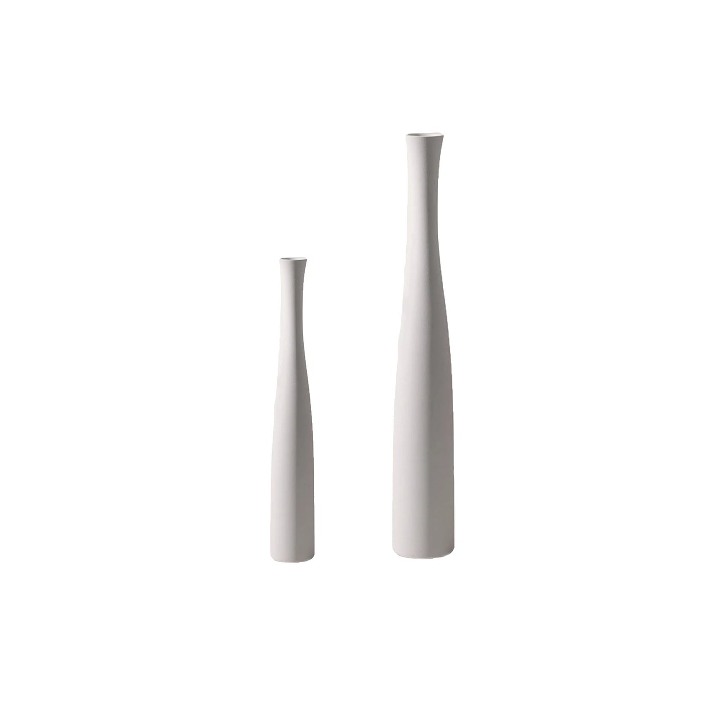 3D Printed Vases - Black and White Tall Conical Vases, Entryway Decor Welcome Vase Ornament, Modern Minimalist Style Decor Vases