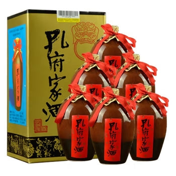 孔府家酒39度500mL*12瓶整箱装大陶浓香风雅型39度酒低度金装送礼推荐用酒山东名酒